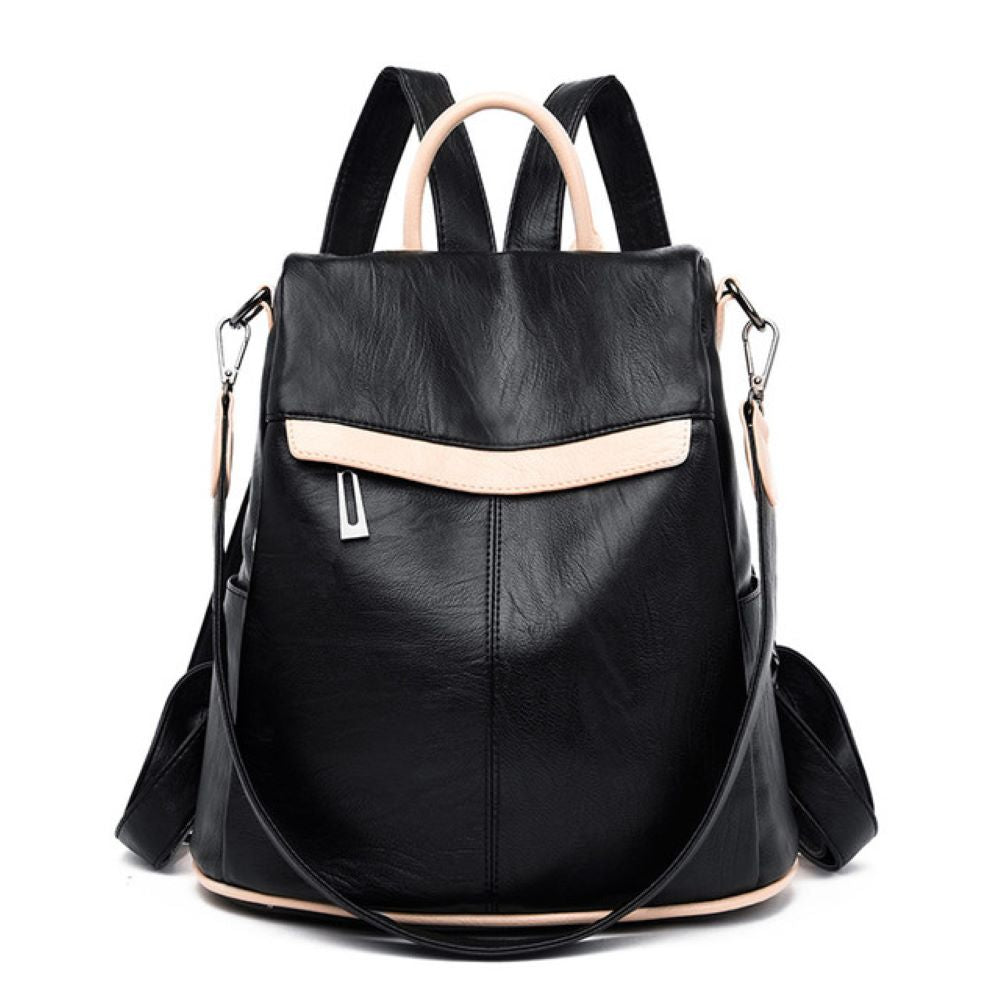 Anti-theft Women Multifunction Leather Backpack - Snozila