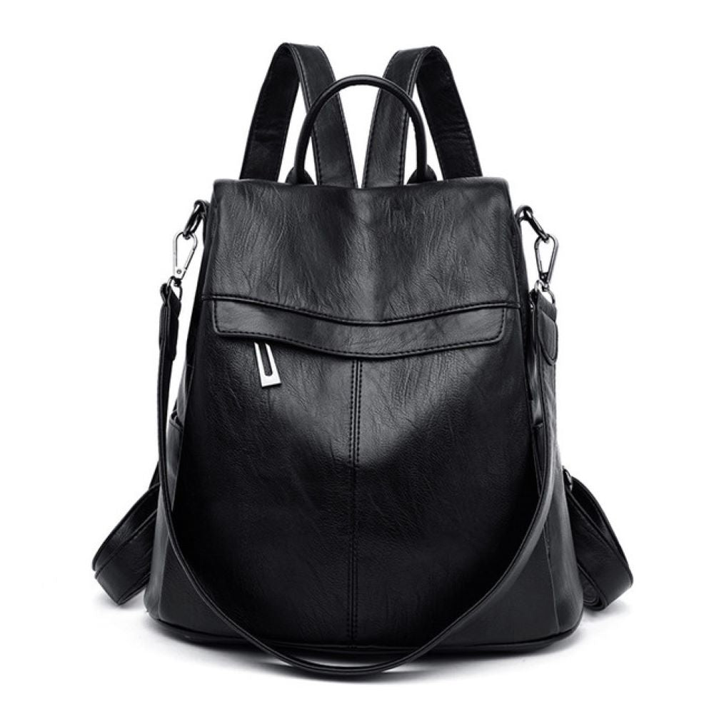 Anti-theft Women Multifunction Leather Backpack - Snozila