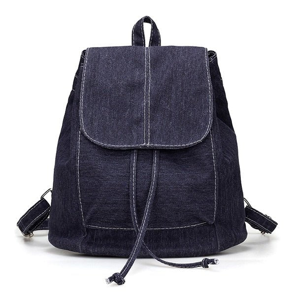 Denim Backpack Small Women's Rucksack - Snozila