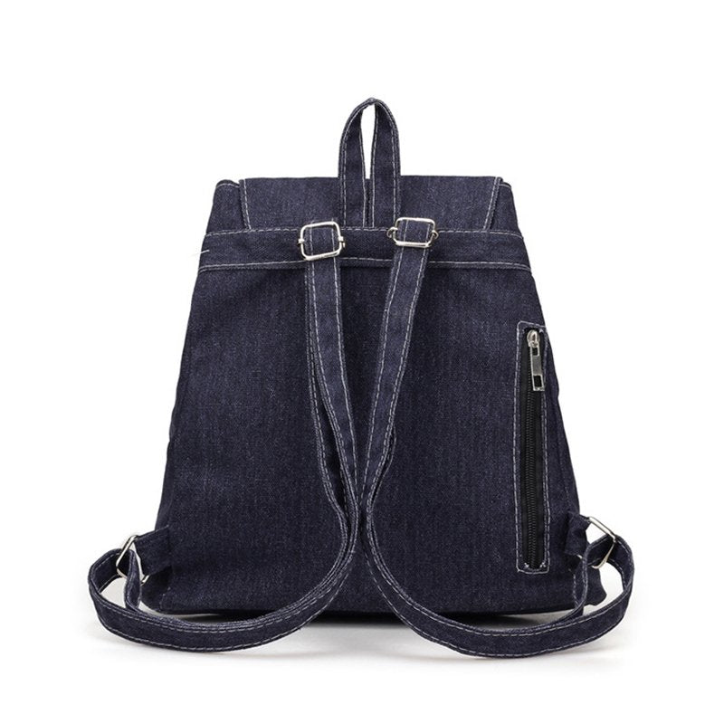 Denim Backpack Small Women's Rucksack - Snozila