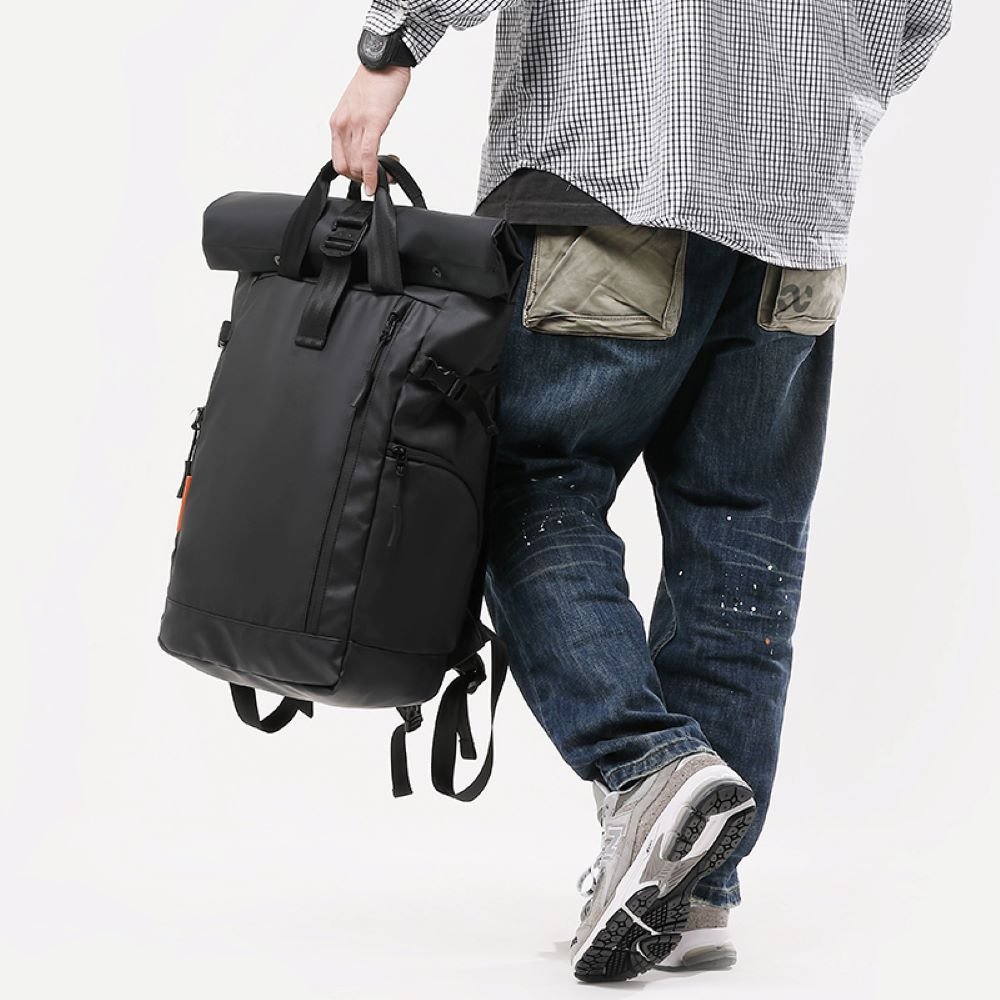 Men Waterproof Travel Bag - Business Computer Backpack - Snozila